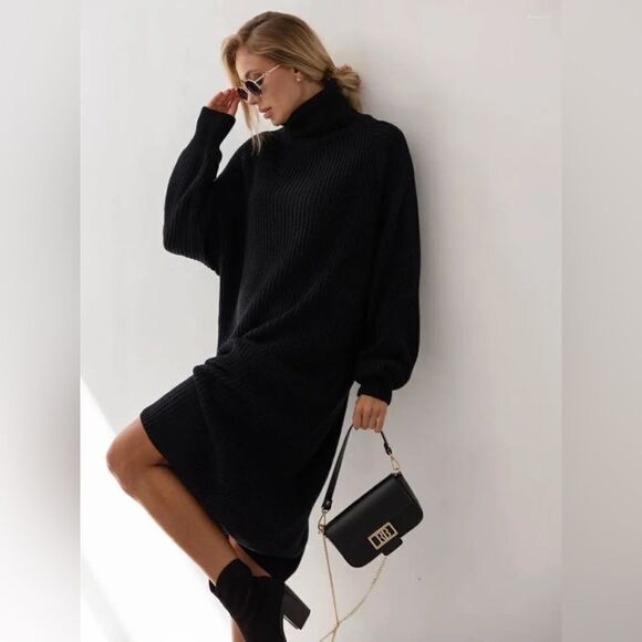 Nordstrom x Style & Co | Sweater Dress Long sleeve Size Large - Picture 1 of 4